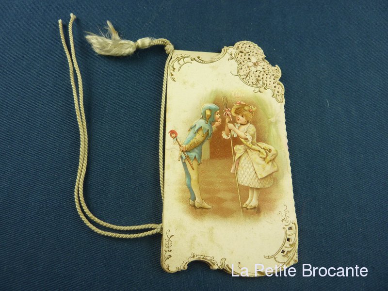 Crayon Ancien De Carnet De Bal En Forme De Parapluie - Rétro Vintage - Occasion Bon état