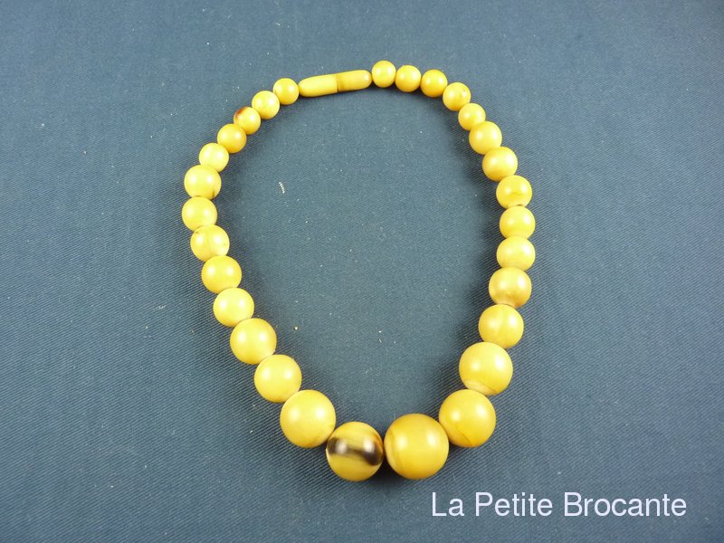 Ancien collier de perles 68 cm | Kaufen auf