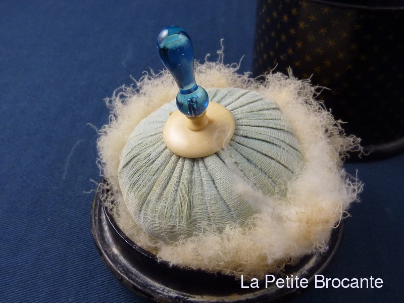 Poudrier Ancien - Époque Napoléon III (Second Empire) - Objet Vintage Occasion