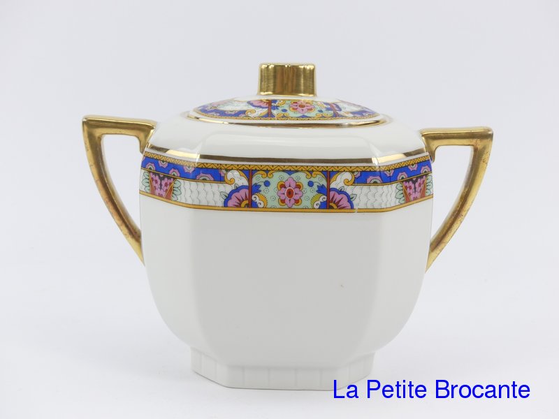 Sucrier en porcelaine de Limoges A. Vignaud – Hello Broc